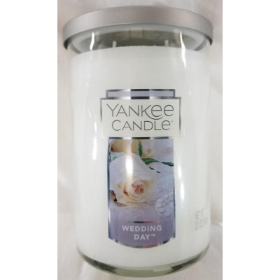 Yankee Candle WEDDING DAY Large 2-Wick Tumbler Jar White 22 oz Wax   192627787255